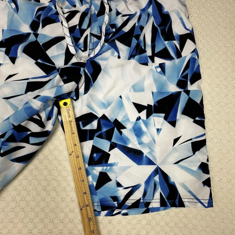 Carbon Board Shorts Mens‎ 36 Abstract Drawstring Pockets Beach Swim Nautical